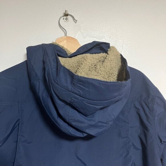 Patagonia Navy Blue Winter Parka - Men’s Medium - Fleece Lined - Picture 11 of 15